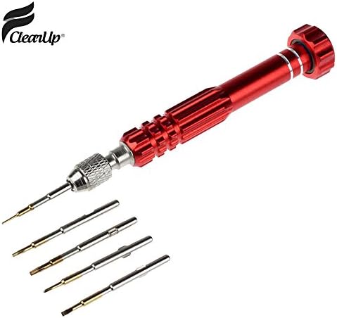 FClearup 5 in 1 Precision Torx Screwdriver Cellphone Watch Repair Mixed Set Tool Kit New - 1 SET (RED)