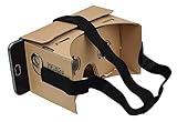 Sharkk Google Cardboard VR Goggles 3D Virtual Reality Glasses - 1 Pack