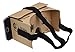 Sharkk Google Cardboard VR Goggles 3D Virtual Reality Glasses - 1 Pack