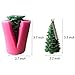 3D Christmas Tree Candle Mold - MoldFun Christmas Party Silicone Mold for Fondant, Fimo Clay, Soap, Chocolate, Cake Decoration