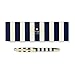 Kate Spade New York Black Ink Ballpoint Pen, Navy Stripe