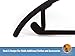 Jungle Shack Non-Slip Slim Velvet Hangers, Black (Pack of 25)