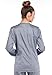 Cherokee Women's Big and Tall Workwear Scrubs Core Stretch Zip Front Warm Up Jacket, Grey, Medium