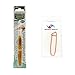 Clover Soft Touch Steel Crochet Hook Size 14/.5mm Bundle with 1 Artsiga Crafts Stitch Holder 1027