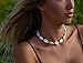 HSWE Puka Shell Choker Necklace Seashell Necklace Cowrie Shell Bracelet Hawaiian Jewelry Set (Cowrie Shell Bead Set)