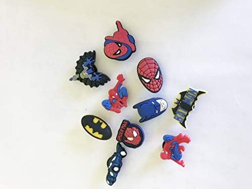 spiderman jibbitz crocs