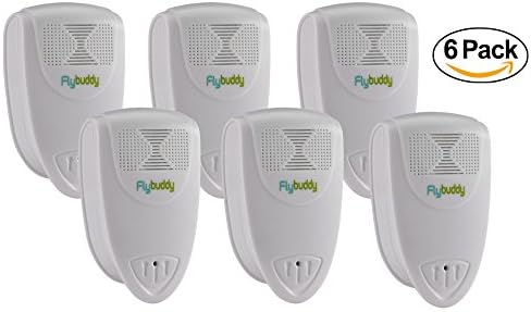 Ultrasonic Pest Repeller - by [Flybuddy] Repellent for Mice, Mouse, Rats, Roaches, Spiders, Mosquitoes, Rodents, Ants and Other Insects (6 in Pack)