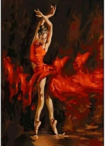 WODEWO Painting Wall Decor 30X40 Diy 5D Diamond Painting Kits For Adult Kids Ballet Dancer Full Drill Embroidery Kits Painting By Numbers Cross Stitch Crystal Rhinestone Diamond Paint Home Wall Bedroo