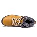 JIASUQI Men's Outdoor Winter Snow Boots Ankle Fur Lining Warm Booties