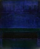 Untitled 1952 Blue Green Brown by Mark Rothko Abstract Cool Colors Print Poster 37x28