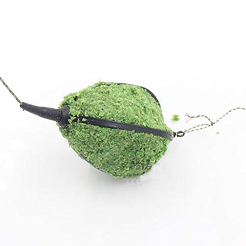 Jinjin Easy Fishing Feeder Bait Carp Fishing Inline Method Feeders Set with Quick Release Mould Coarse for Bait Holder Tool (20g)