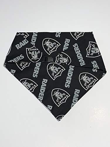 Oakland Raiders 2 Dog Bandana (Medium)