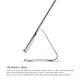 elago iPad Pro, P4 Stand - [Premium Aluminum][Cable Management][Perfect Angle] - for iPad Pro, iPad air, iPad, iPad Mini & Tablet PC (Silver)