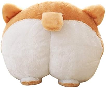 MIUVA - Cute Corgi Butt Throw Pillow,Pets Puppy Neck Support Pillow Cushion,Travel Pillows Stuffed Toy Gifts