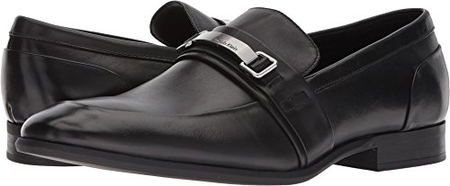 Calvin klein men s lawdon loafer flat, black, 8 m us