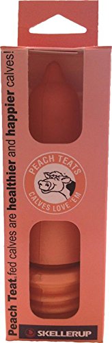 082036 Pink Threaded Peach Teat Pink, 1 x 6"