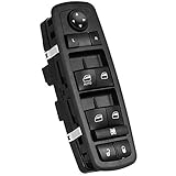 Front Driver Side Master Power Window Switch Compatible for 2008-2012 Jeep Liberty & 2009-2010 Dodge Journey Nitro Replace# 4602632AG