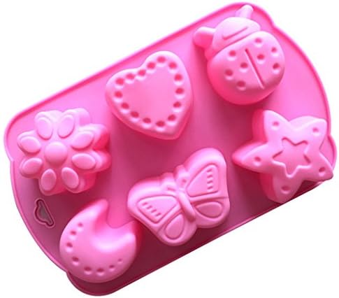 Silicone Fondant Cake Mold-Star,Moon,Heart,Animal.Flower