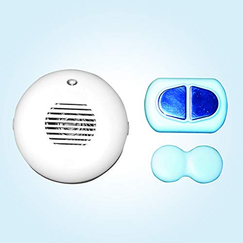 DryBuddy 2 New 2nd Gen. Extended-Range True Wireless Mobile and Home Bedwetting Alarm with Magnetic Sensor + 2 DryBuddy Wetness Sensing Briefs (22-24" / 56-61 cmc)