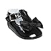 Meckior Infant Baby Girls Soft Sole Bowknot Princess Wedding Dress Mary Jane Flats Prewalker Newborn Light Baby Sneaker Shoes