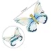 Gejoy 16 Pieces Glitter Butterfly Hair Clips for Girls Butterfly Glitter Barrette for Women Teens Hair Accessories
