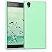 kwmobile TPU Silicone Case for Sony Xperia L1 - Soft Flexible Shock Absorbent Protective Phone Cover - Mint Matte