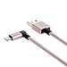 CableCreation Angled Lightning to USB Cable, 4 Feet 90 Degree iPhone Charger and Data Cable [MFi Certified], Compatible iPhone 11 Pro Max XR X Xs Max 8 7 Plus 6S 6 5 iPad iPod, Rose Gold