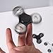 Holisouse 2 Pack Tri-Spinner Hand Fidget Spinner Toy Stress Reducer EDC Focus Toy For ADD ADHD Anti Anxiety and Boredom,3 min Spin Time,Black/Black