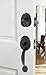 Honeywell 8106407 Wave Door Lever Handleset, Oil Rubbed Bronze