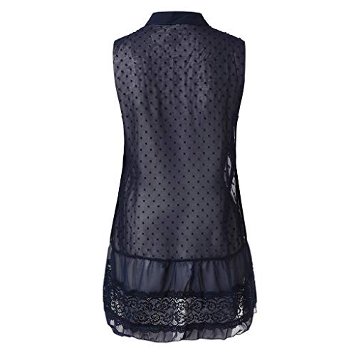 image for Aniywn Women's Vest Dress Sleeveless V-Neck Flare Hem Midi-Dress Casua