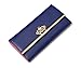 Jastore® Lady Women Crown Clutch Leather Long Wallet Card Holder Purse (Black)