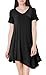 Tandisk Women's Short Sleeve Casual Loose T-Shirt Dress