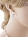 ACCESSORIESFOREVER Bridal Wedding Jewelry Set Crystal Rhinestone Pearl White