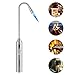 Torch Lighter Butane Gas Lighter Jet Flame Flexible Long Neck Refillable Fire Lighter for Grill Gas Hob Stove Oven Wood Fireplace BBQ Camping Gas Fire Pit Fire Pot Metal Lighter(Butane Not Included)