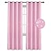 H.VERSAILTEX Blackout Star Curtains for Kids Room Boys Girls Twinkle Silver Stars Thermal Insulated Cute Thick Soft Curtain Drapes, Grommet Top, 1 Panel, 52