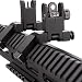 KINBON Flip Up 45 Degree Offset Sights Set, Offset 45 Degree Flip Up Rapid Transition Backup