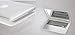 Silver Portable Apple Macbook Air Designe Mini Cosmetic Make-Up Compact Mirror