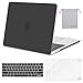 MOSISO Plastic Hard Case & Keyboard Cover & Screen Protector & Storage Bag Compatible with 2019 MacBook Pro 13 Inch, Pure Gray
