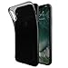 LUVVITT Clarity Back Cover with Light and Slim Flexible TPU Rubber Protection for iPhone Xs/X (2017-2018) - Transparent Black