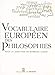 Vocabulaire européen des philosophies : Dictionnaire des intraduisibles by 