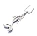 Andyle Fairytale Mermaid Crystal Pink Silver Tone Necklace for Girls and Teens