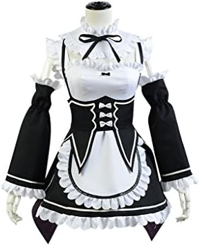 Costhat Re:Life In A Different World From Zero Rem Uniform Cosplay Costume All Size