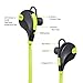 Redlink Sports Wireless Headphones, Sweatproof, In-ear Stereo Earbuds, Premium Sound with Bass, Noise Cancelling for iPhone/iPad /iPod and Android Devices with Mic (Green)