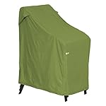 Classic Accessories Sodo Stackable Patio/Outdoor Chairs Cover - Tough and Weather Resistant Patio Set Cover, Herb (55-349-011901-EC)