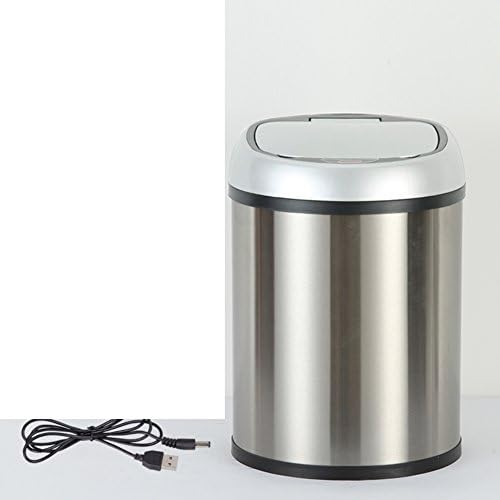 European fashion rechargeable smart sensor dustbin/ innovative household living room the kitchen trash/ bathroom trash can-E