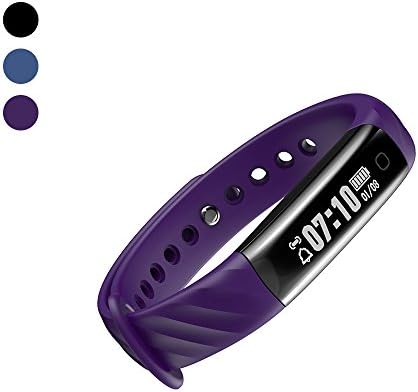 EFOSHM Fitness Tracker, IP67 Waterproof Smart Bracelet Activity Tracker Sleep Monitor Tracker Blutooth Pedometer Smartwatch for Android and iOS (PURPLE)