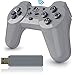 JoyRetro 2.4ghz Wireless Controller for PlayStation Classic Mini [TURBO EDITION] Turbo Buttons, Controllers for PlayStation Classic Mini [COMPACT & ERGONOMIC] primary