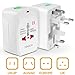 TENACHI Universal Travel Plug Adapter Converter Built-in Surge Protector All in One Power Outlet Wall Charger Adaptor Works in 150 Countries EU UK US AU