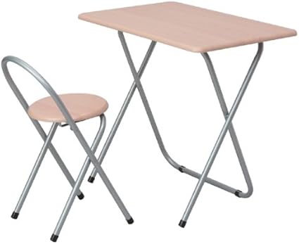 Amazon ナカバヤシ 折りたたみデスク チェア ナチュラル木目 Fdc 101nm 机 文房具 オフィス用品