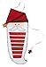 Christmas 24 Day Cloth Advent Calendar | Red and White Santa Claus' Beard Christmas Design | Traditional Holiday Christmas Decor Theme | Perfect for Home or Office | Measures 26.5